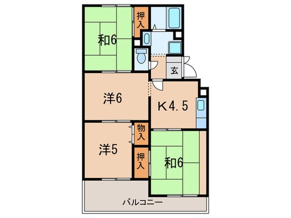 グランド　ハイツの物件間取画像